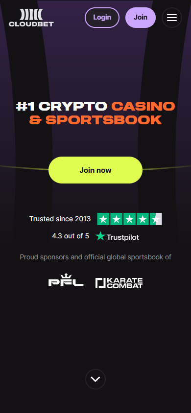 Cloudbet Casino Mobile screenshot